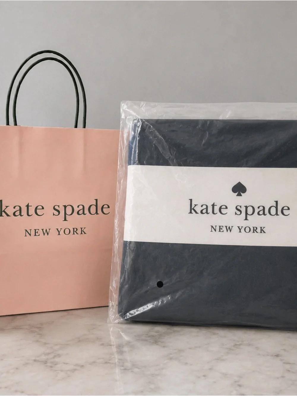 kate spade Black and White Striped Canvas Tote - Picture 2 of 3